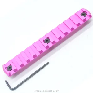 13 slots 5.40'' Pink CNC Aluminum picatinny Rail for KeyMod Handguard rail System