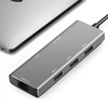 Custom High Speed USB-C Hub USB 3.0 Type C Docking USB C Hub for Macbook Pro