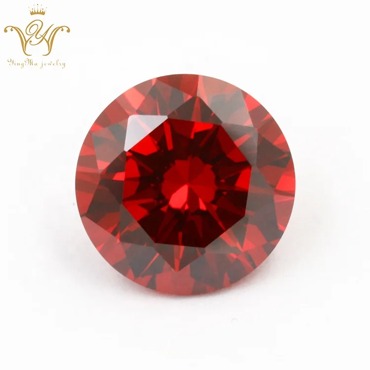 

Synthetic Cubic Zirconia CZ Stone Garnet Round Zircon Stone