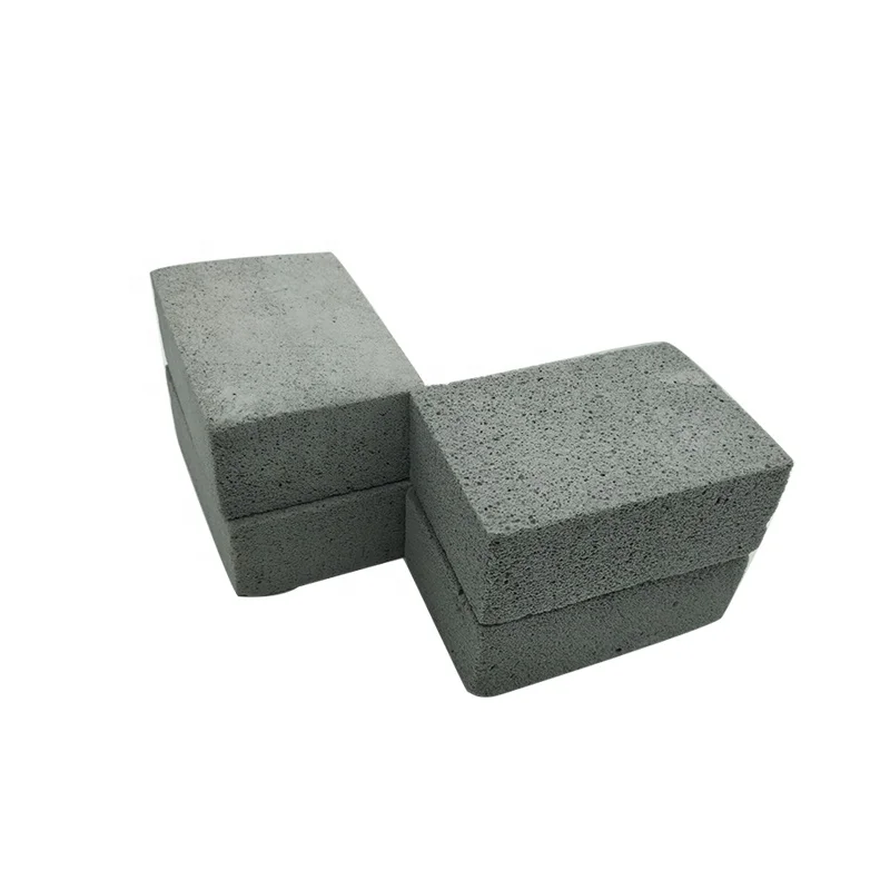 

Magic Grill Cleaning Block Glass Pumice Stone, Grey&white