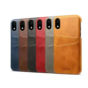iPhone 7 Vintage Synthetic Leather Card Case