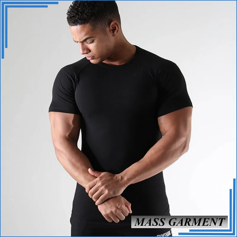 mens t shirts with fitted sleeves