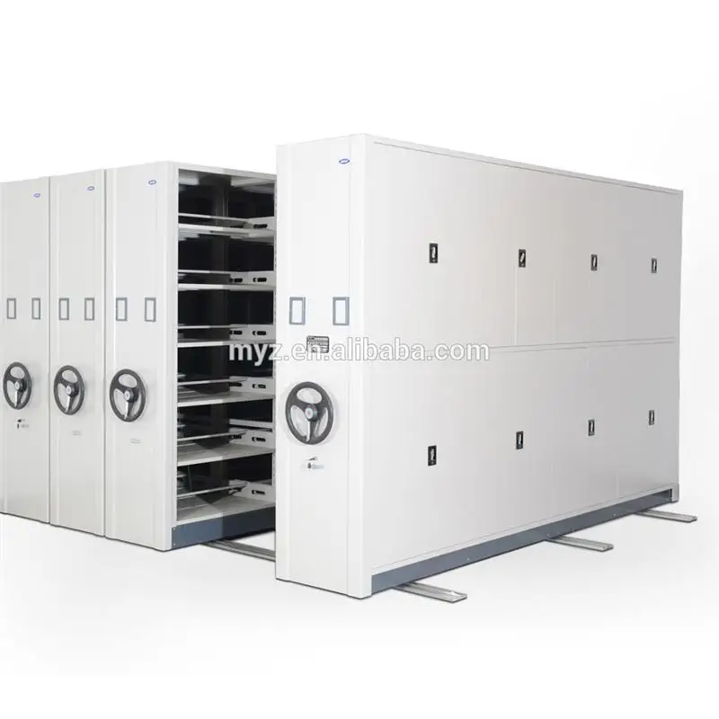High Density Mechanical Library Mobile Shelving Storage System,Archive