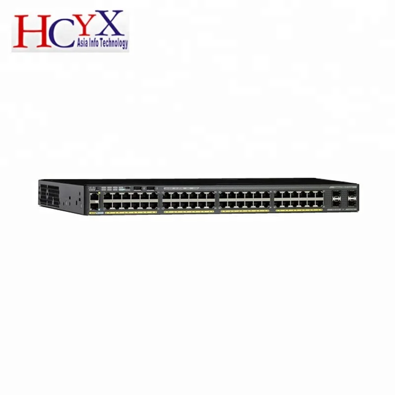 

Cisco Catalyst WS-C2960X-48LPS-L Switch Catalyst 2960-X 48 GigE PoE 370W 4 x 1G SFP LAN Base