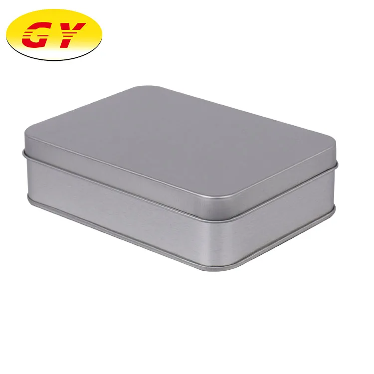 
Wholesale custom new small gift rectangular metal tin box wholesale 