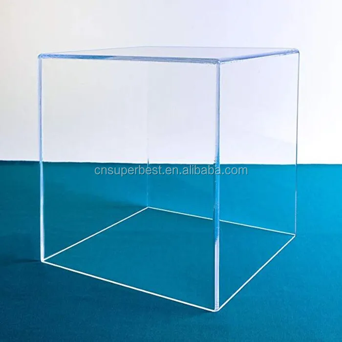 Acrylic Displays Acrylic Box Case | 5 Sided Display Box | Acrylic Cube ...