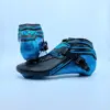 Good Quality Professional Sky Blue Carbon Fiber Roller Inline Speed Skate Boot