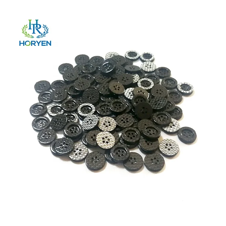 

100% real carbon fiber buttons for dress shirts OEM factory