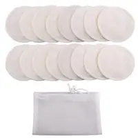 

16pcs/set Bamboo Cotton Reusable Make up Remover Pads Facial Care Washable