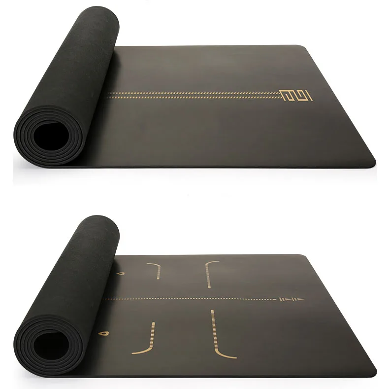 

New Custom Printed Embossing Luxury Yoga mat Gripping Premium Black PU Yoga Mat Factory, Black,purple,pink,red,green,blue