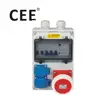 CEE-13 Industrial socket box Plastic Distribution Boxes Power enclosure Industrial plug and socket plastic case