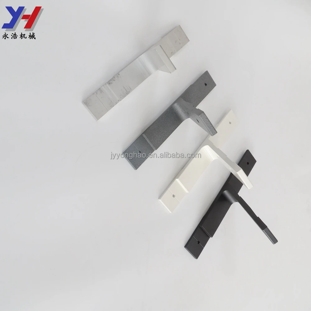 
OEM ODM Custom Fabrication of Powder Coated Aluminum Glass Holder for Curtain Wall 