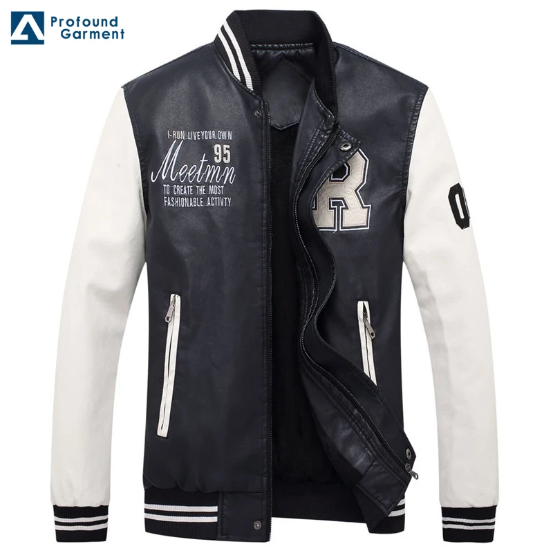 

Wholesale leather winter jackets for men, As picture