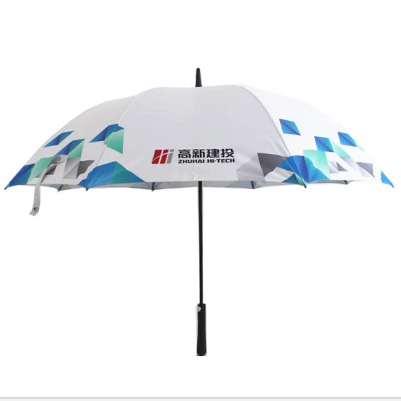 2018 Hot Selling Customized Cheap Rain Umbrella Custom Promotional Golf Umbrella with protective sleeve