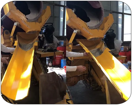 self loading concrete mixer truck