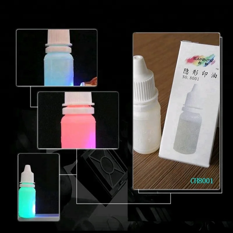 Light Ink For Stamp Pad Infrared Invisible Ink Uv Invisible Fluorescent