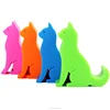 Mini Puppy Cat Shape Cute Cell Phone Stand Candy Color Creative Silicone Animal Mobile Phone Holder