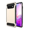 Carbon Fiber Texture Slim Hybrid Protector Phone Case for Samsung Galaxy S10 / S10 Plus