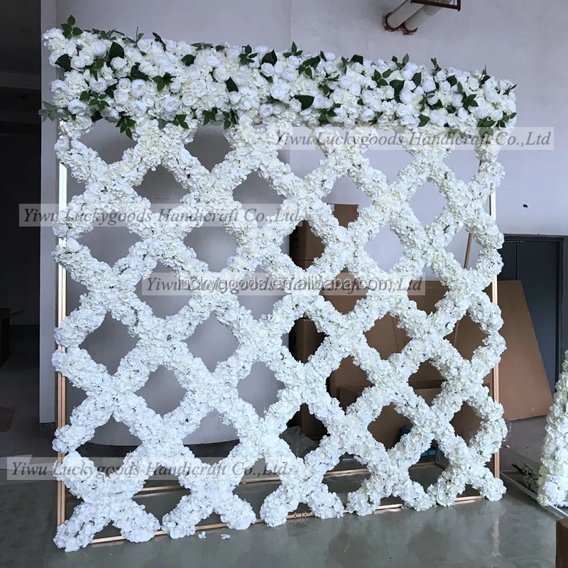 Lfb752 Large Muslim Wedding Banquet Background Stage Decoration Cream White  Custom Handmade Flower Backdrop - Buy Handmade Flower Backdrop,Stage Flower  Backdrop,Portable Stage Backdrops Wall Product on 