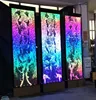 indoor LED light colour changing acrylic water bubble wall with water dancing bubble