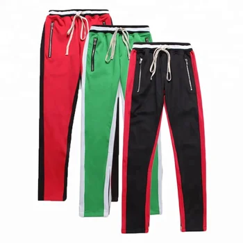 track pants with zipper pockets