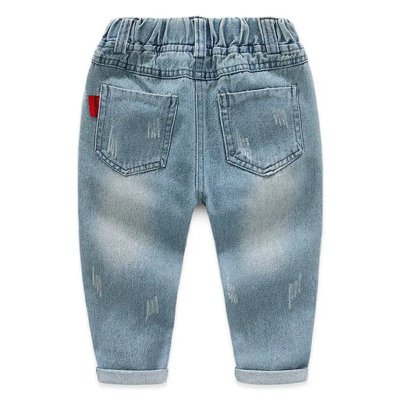 

Boys Kids Children's Clothing Kids Jeans London Factories wWith Hholes bBranded Pants From Online Shop China, As picture