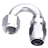 Racing accessories Aluminum 180 Degree AN Push Lock Hose End