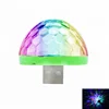 Mini Magical USB Disco Light Pocket Home Party Light Ball Sound Activated LED Stage Bulb(With both IOS & Android Adapter)