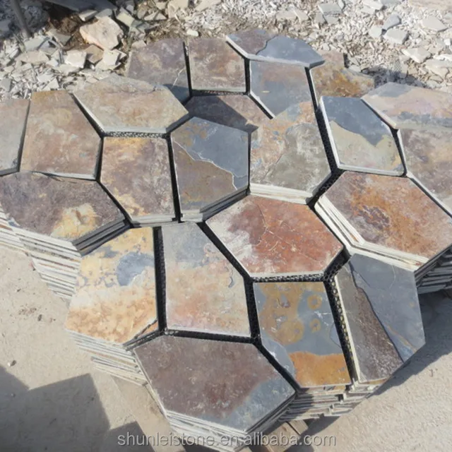 cheap slate flagstone for flooring/pavement
