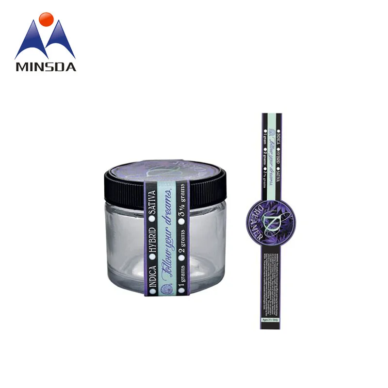 Custom Honey Glass Jar Seal Label Private Food Label Printing Adhesive