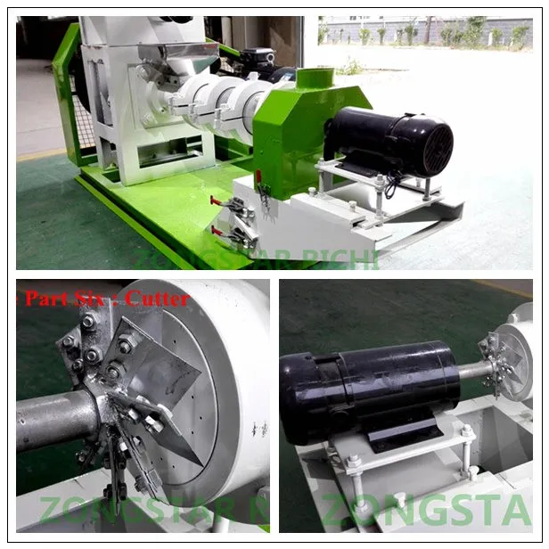 detail for floating fish feed pellet machine