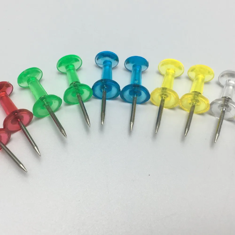 380Pcs Thumb Tacks Metal Push Pins Tacs Office Teacher School Students Tool