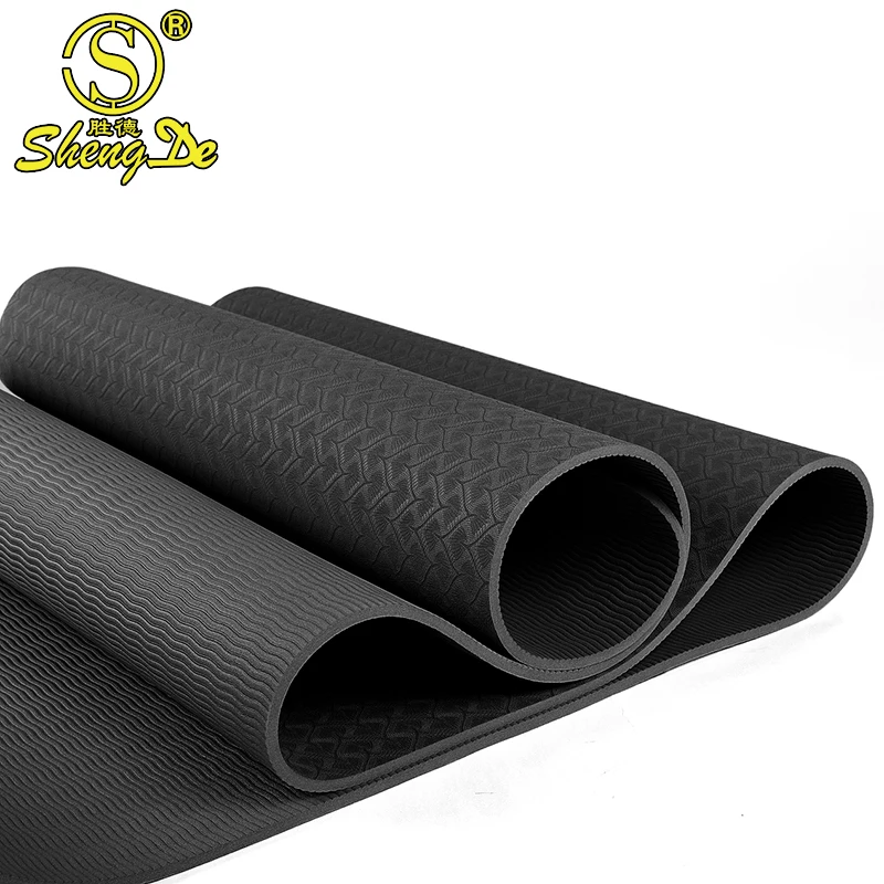 

High density colorful wholesale gymnastics TPE yoga mat in china