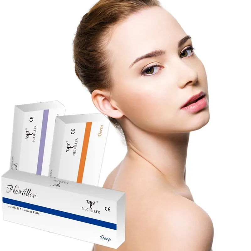 

New product 2ml DEEP face filler ha dermal fillers for lip acido hialuronico injection, Transparent