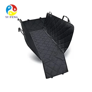 Image of Waterproof Pet Dog Car Seat Covers Nonslip Bench Seat Cover Compatible for Middle Seat Belt and Armrest Fits Most Cars Trucks