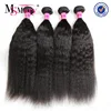 No tangle no shed can be dyed yaki straight unprocessed virgin soft cheap price per kg brazilian hair