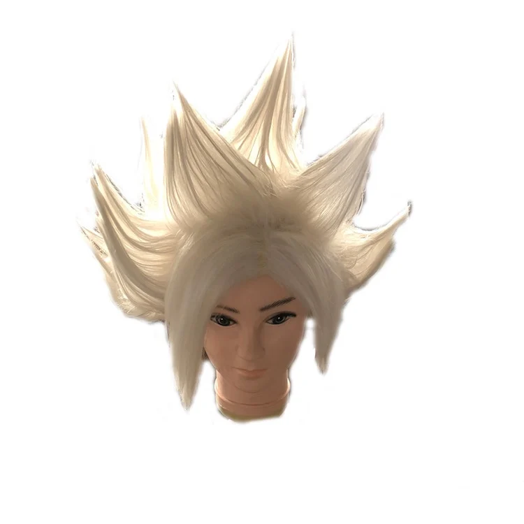 Synthetic Cosplay White Dragon Ball Super Saiyan Wig - Buy Super Saiyan ...