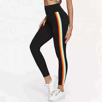 polyester and spandex yoga pants