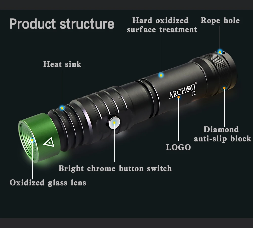 Archon J1 Cheap And Best Seller Underwater Green Led Diving Laser Light