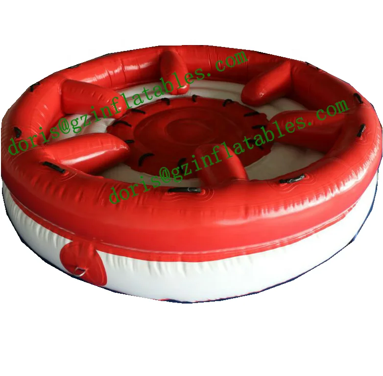 

Commercial Towable Inflatable Disco Pang Pang/ Inflatable Towble Boat/China Factory Towable Inflatable Water Toys