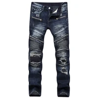 

Wholesale Biker Damaged Jeans Pants Men