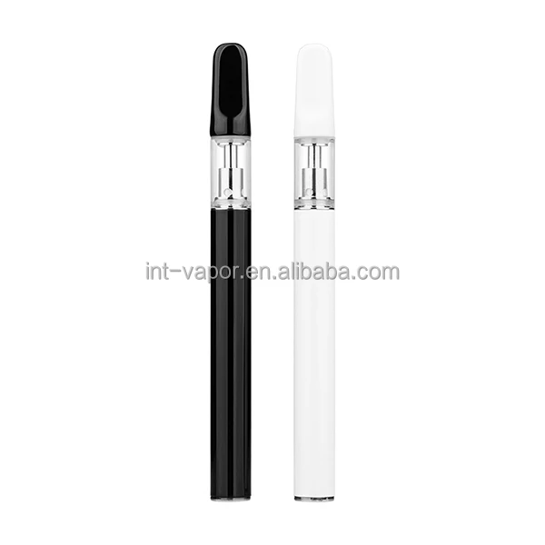 
2018 wholesale disposable ceramic glass tank pen Slim Vape pen 400mah vape battery cbd oil Pen 510 custom logo 
