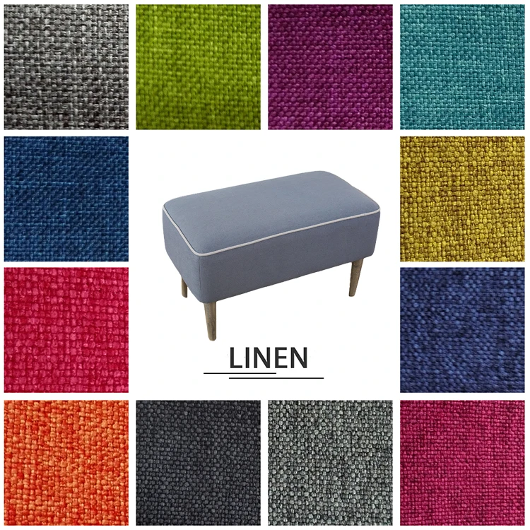 Hot Selling Indoor Living Room Furniture Long Fabric Upholstered Bench