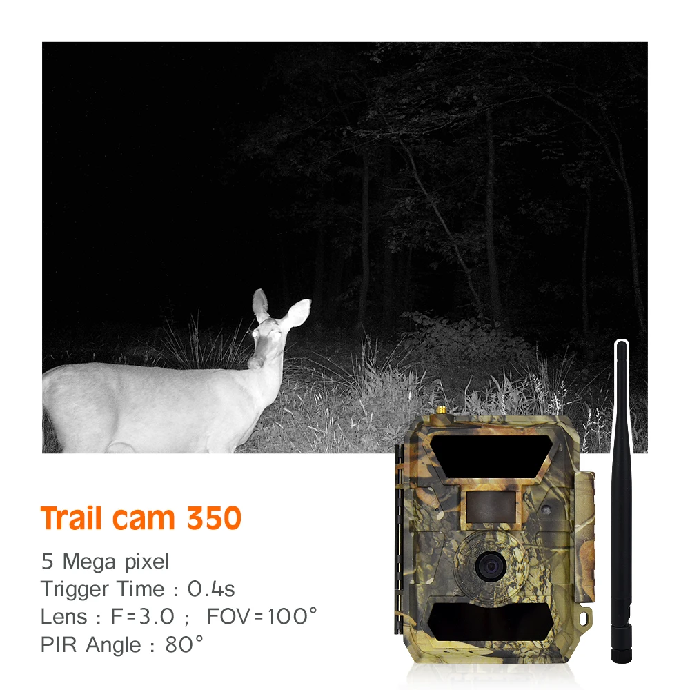 
Latest Hot Selling Most Cost Effective 12MP 1080P 0.4s WIFI 4G 3G GSM MMS EMAIL FTP SMS Hunting Trail Wildlife Outdoor Camera 