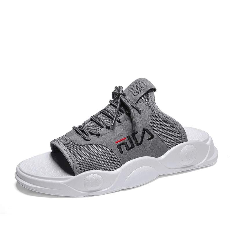 

2019 Hot Style Latest Casual Pig Leather Men Casual Sandals