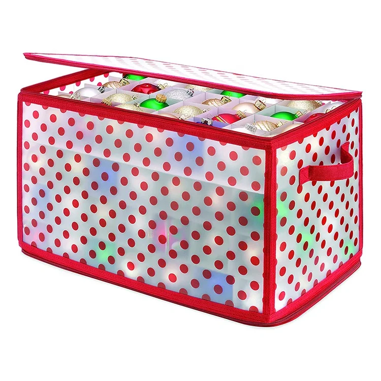

Christmas Decoration Storage Boxes Unit Christmas Ball Box Organizer, Customized color