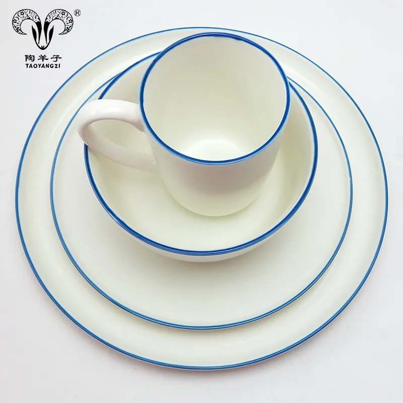Indian Dinnerware Set Dubai Tableware Set Hotel Porcelain Dinner Set