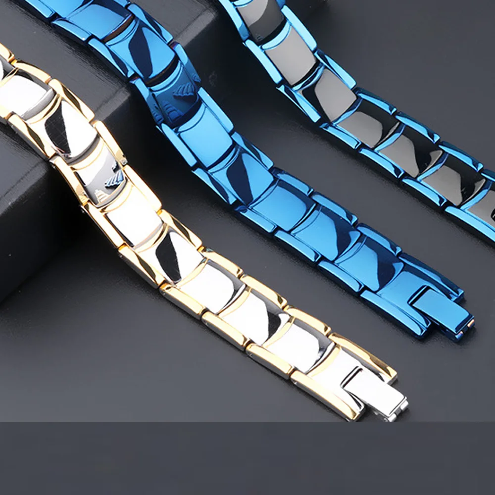

Energy Stainless Steel Gents Bracelet Men Fashion Bracelets Jewelry Wholesale