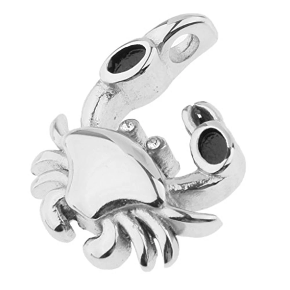Memorial Charm Crab Shape Urn Cremation Jewelry Memorial Pendant Keepsake