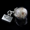 2015 hot sale glass terrarium necklace & snow globe glass ring